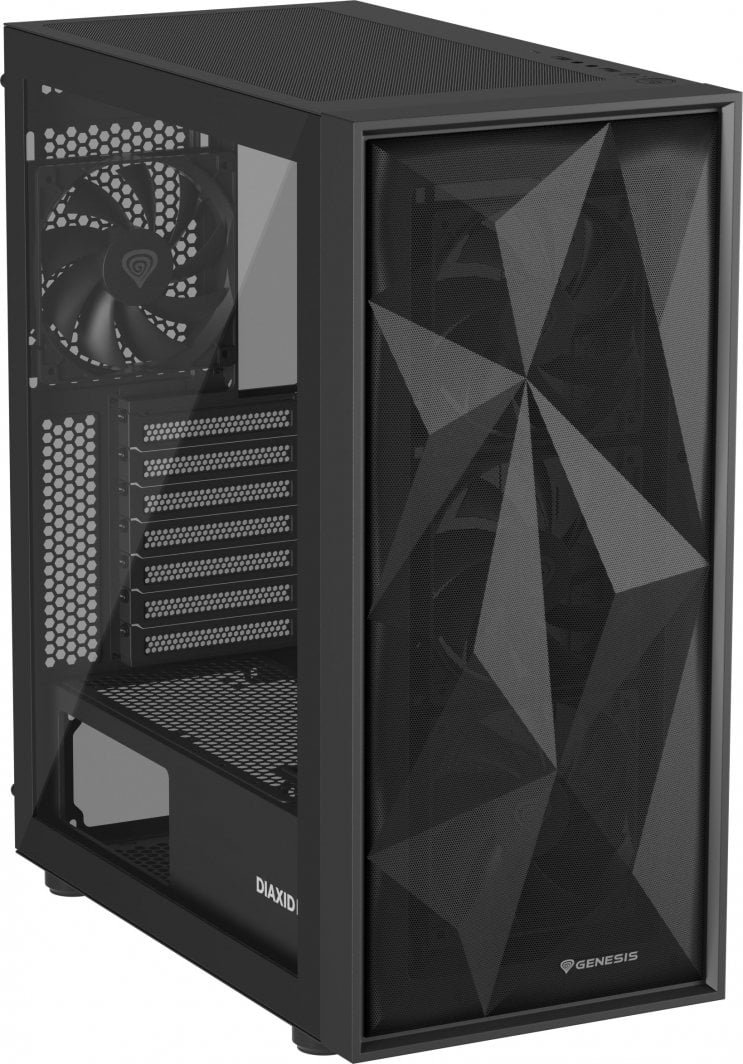 Genesis Diaxid 605F Case, Black, Midi Tower - Thumbnail 3