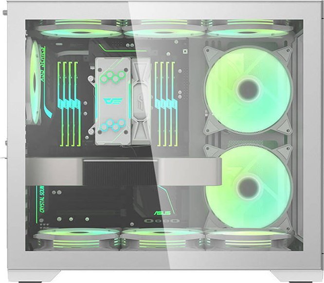 Darkflash C305 Case, White, Midi Tower - Thumbnail 3