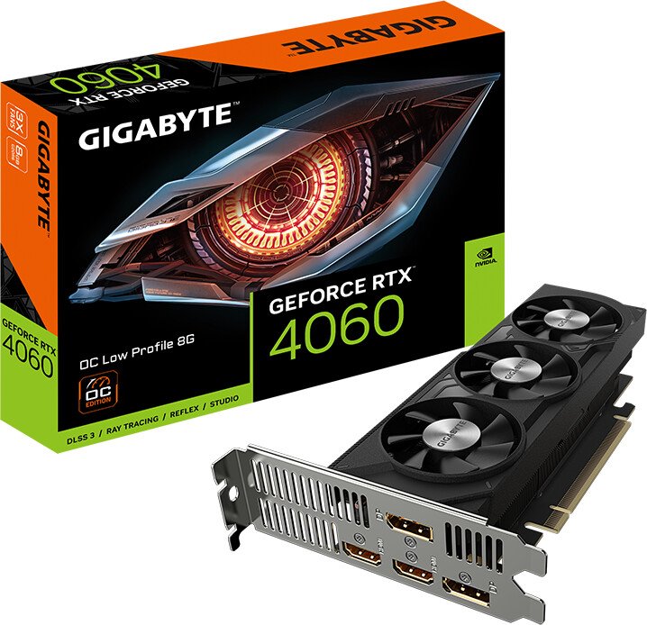 Gigabyte GeForce RTX 4060 OC Low Profile Graphics Card, 8GB GDDR6 - Thumbnail 5