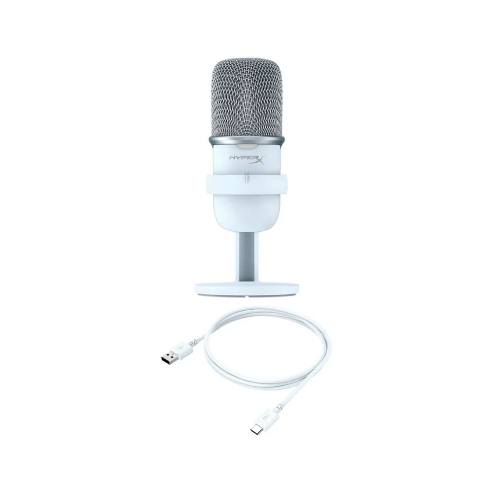 HyperX SoloCast Microphone, White - Thumbnail 5
