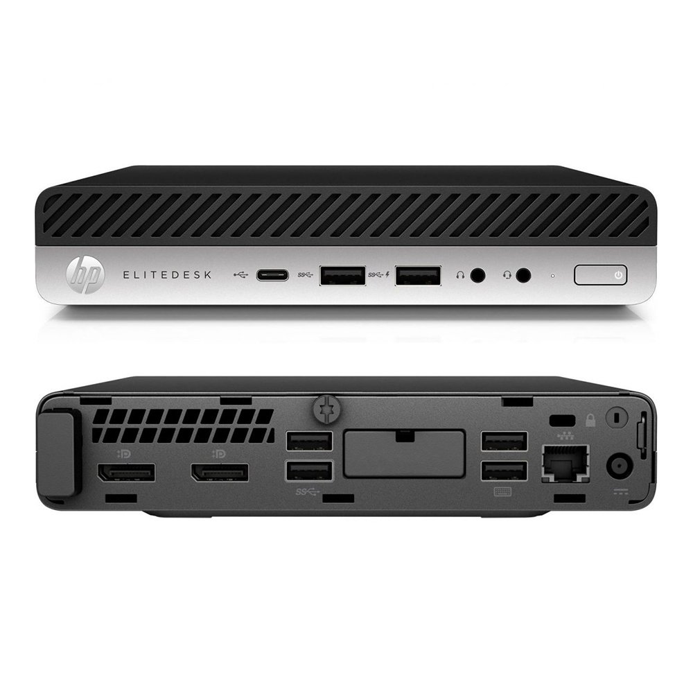 HP ELITEDESK 800 G5 Mini PC, Core i5-9500, 16 GB RAM, 128 GB SSD, Used - Thumbnail 2