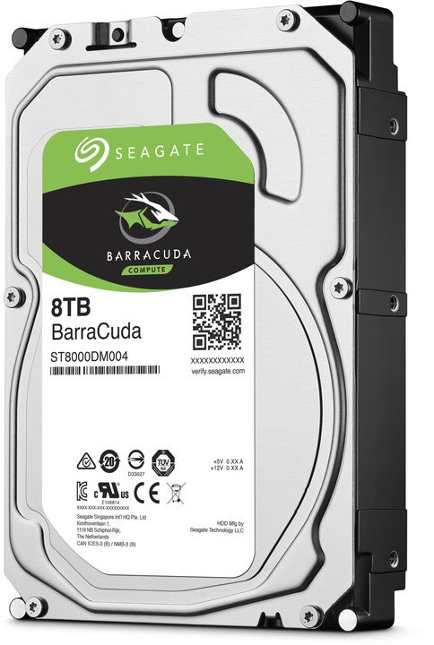 Seagate BarraCuda Hard Disk, 8TB - Thumbnail 3