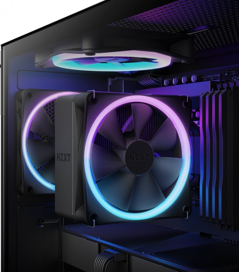 NZXT T120 RGB Cooler, Black - Thumbnail 4