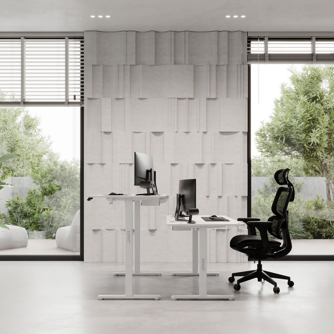 SENSE7 Nojo Table, 140cm x 70cm, White - Thumbnail 11