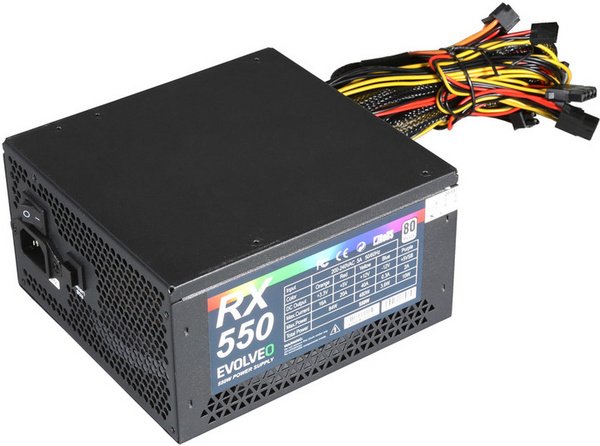 Evolveo FX CZEFX550 Power Supply, 550W - Thumbnail 3