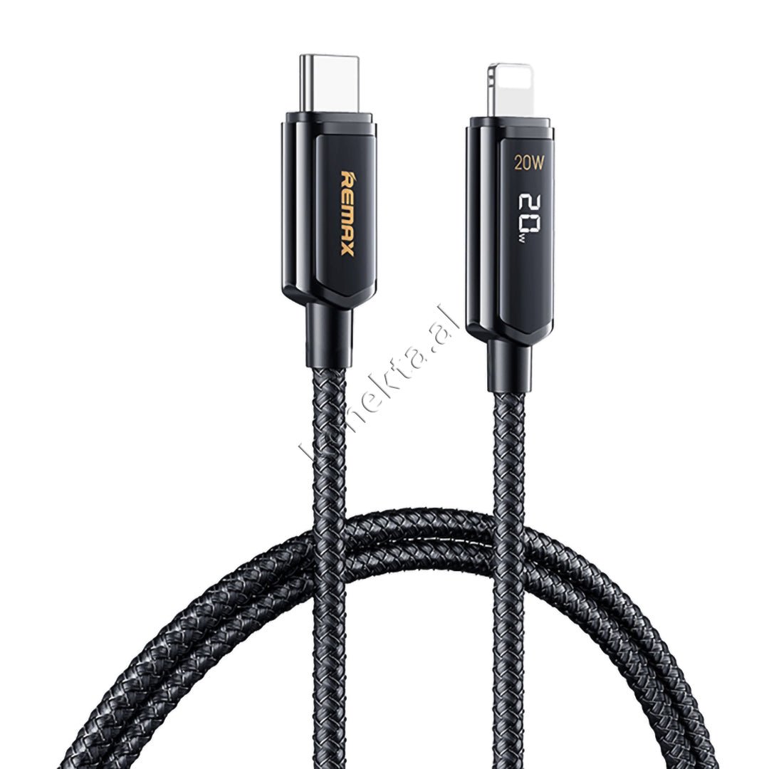 Remax USB Cable, 1m, Type-C to Lightning, 20W Super Charging - Thumbnail 6