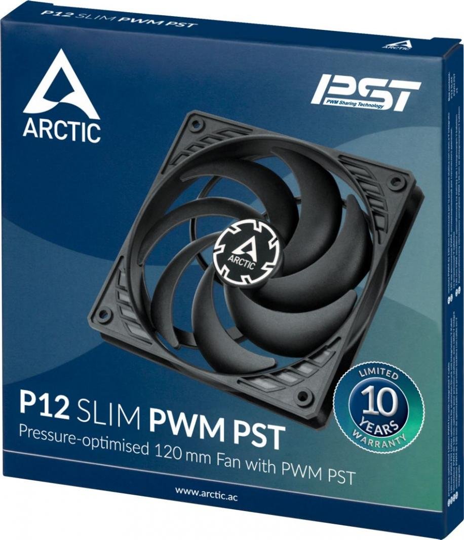 Arctic P12 Slim PWM PST Cooler, 120 mm - Thumbnail 5