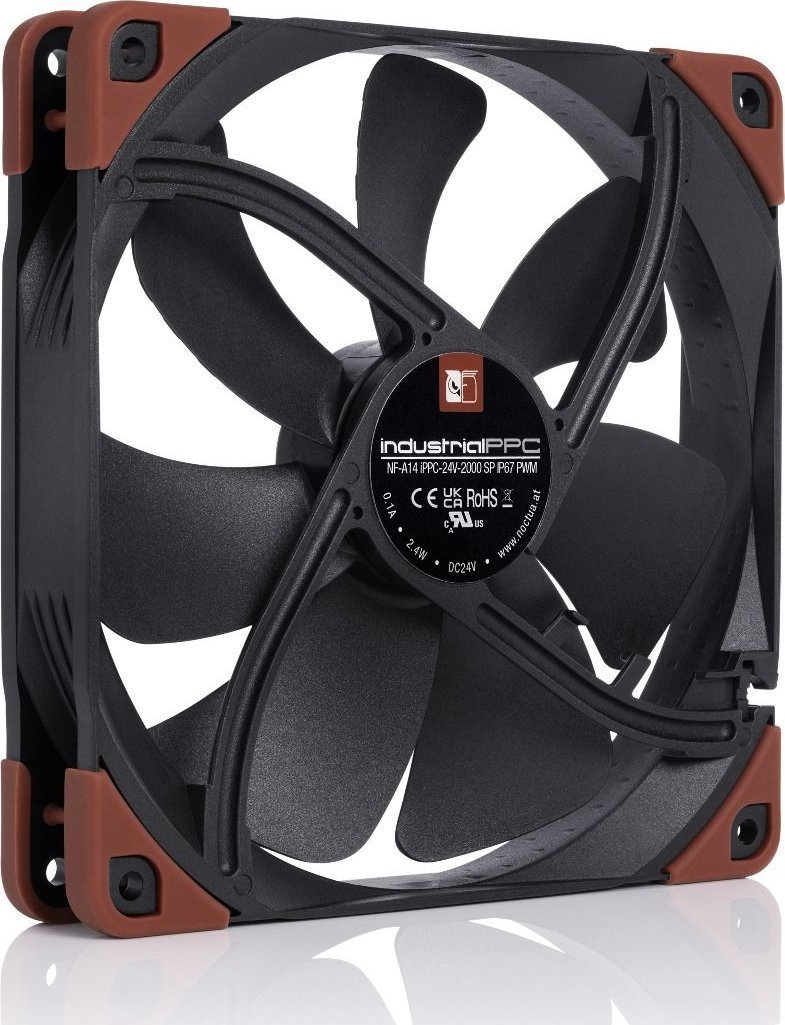 Noctua NF-A14 industrialPPC-24V-2000 SP IP67 PWM Fan, 140 mm - Thumbnail 2