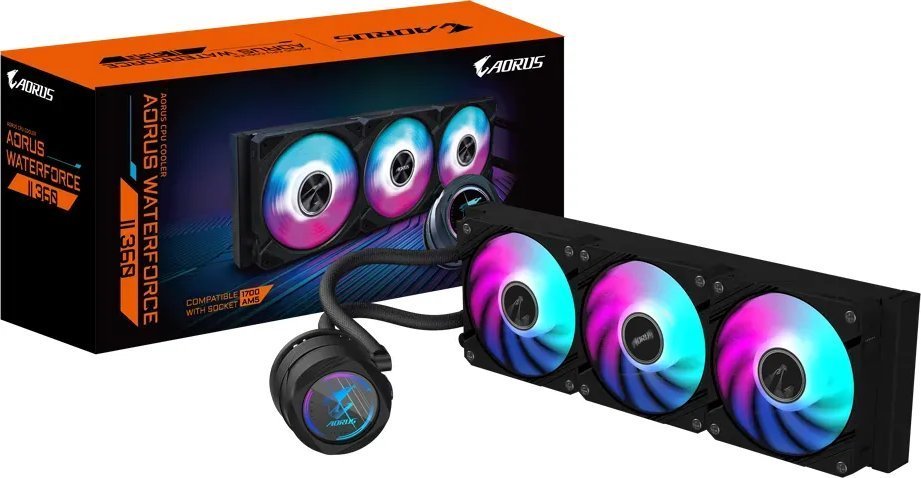 Gigabyte Aorus WaterForce II 360 Cooler, Black - Thumbnail 5