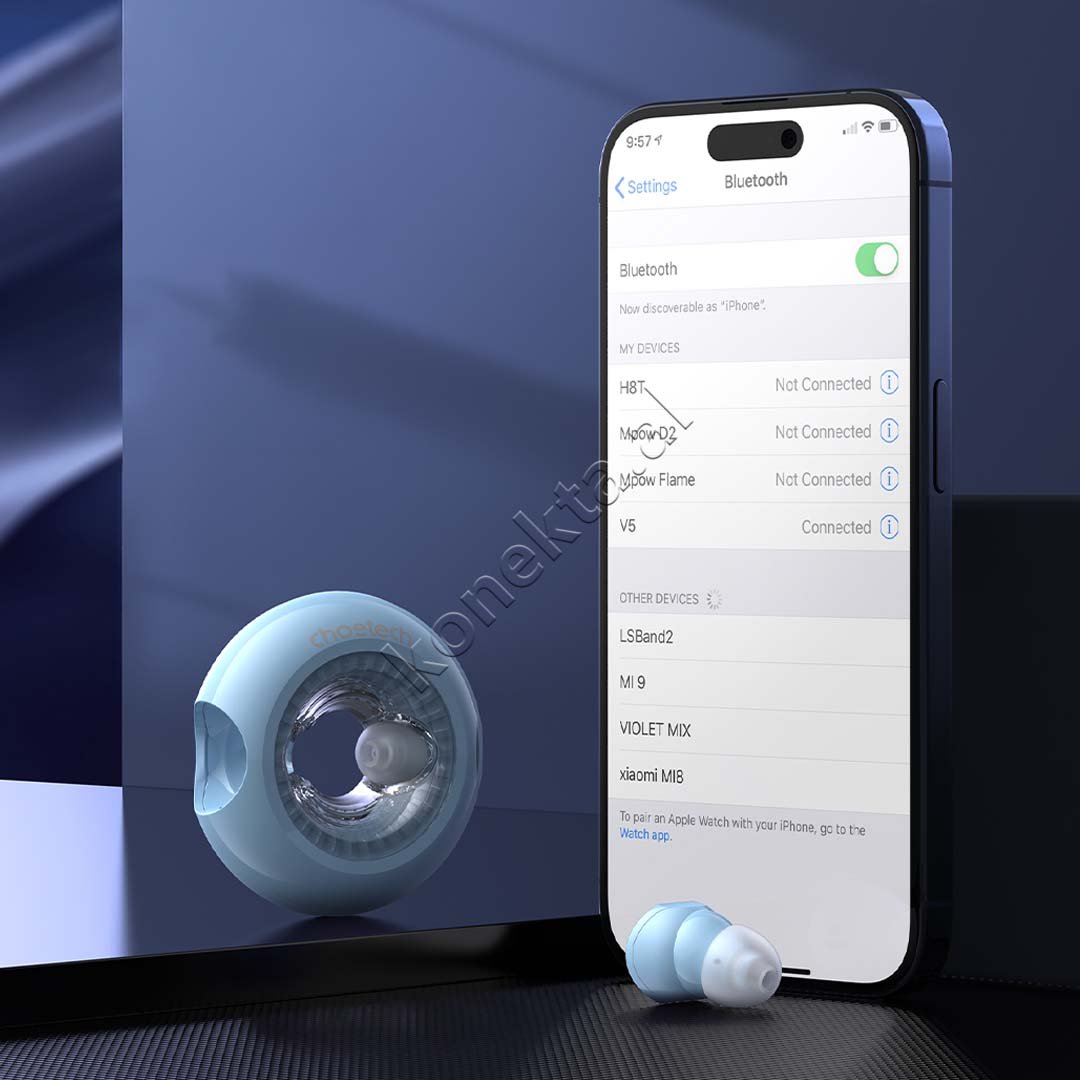 Choetech Bluetooth Headphones, Blue, Violet - Thumbnail 6