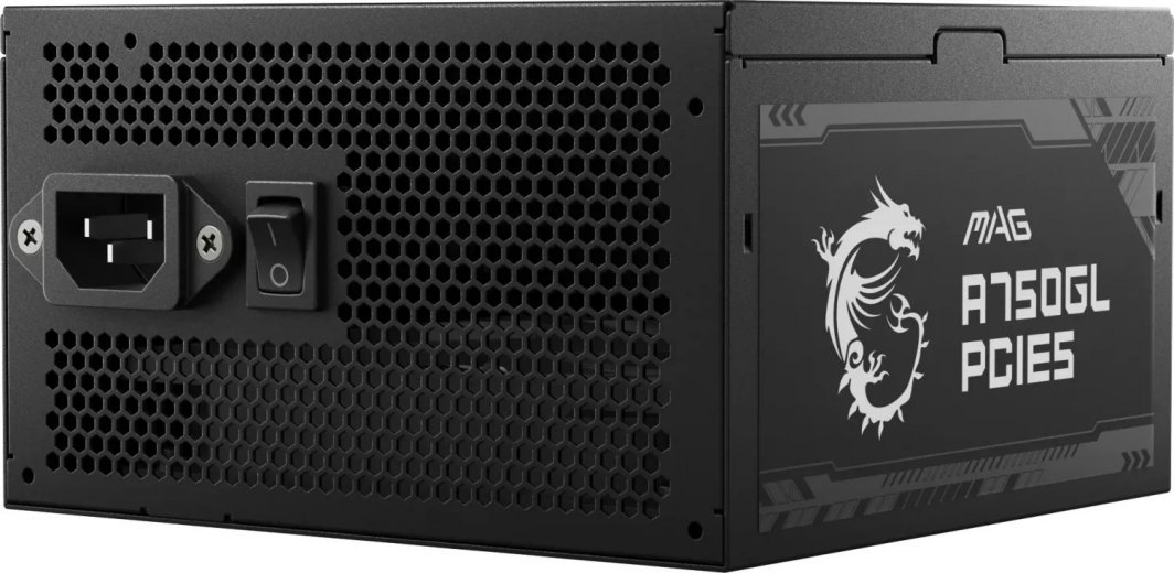 MSI MAG A750GL Power Supply, 750W, ATX 3.0, PCIe 5.0 - Thumbnail 8