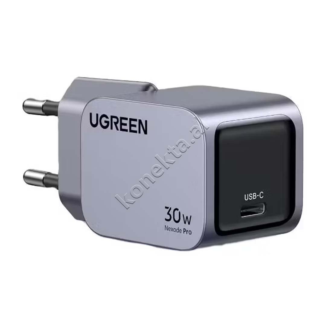 UGreen Nexode Pro 30W Charger, Grey, USB-C - Thumbnail 2