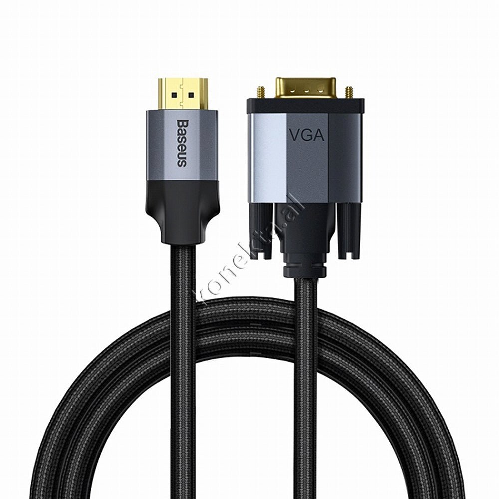 Baseus HDMI-VGA Cable, 2m, Grey - Image 1