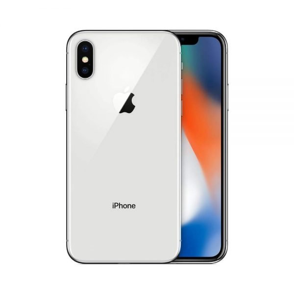 Apple iPhone X, 256GB, Silver, Used - Image 1
