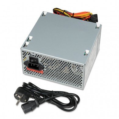 iBOX CUBE II Power Supply, 20+4 pin ATX, 500 W, Silver - Thumbnail 2