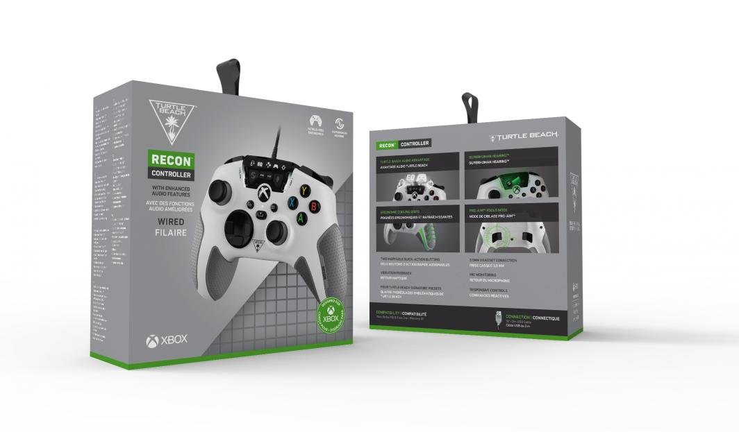 Turtle Beach Recon Xbox Controller, Wired, White - Thumbnail 14