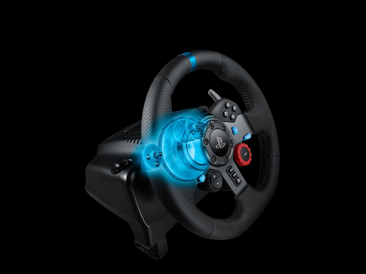 Logitech G G29 Gaming Wheel and Pedals, Black - Thumbnail 8