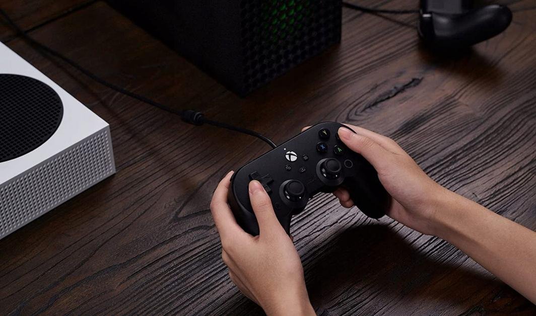 8BitDo Pro 2 Xbox Edition Controller, Wired, Black - Thumbnail 7