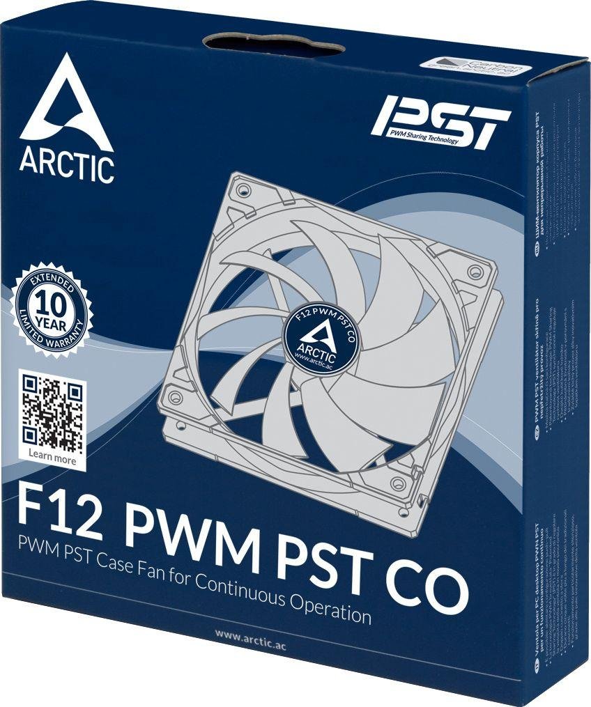 Arctic F12 PWM PST CO Fan, 120 mm - Thumbnail 5