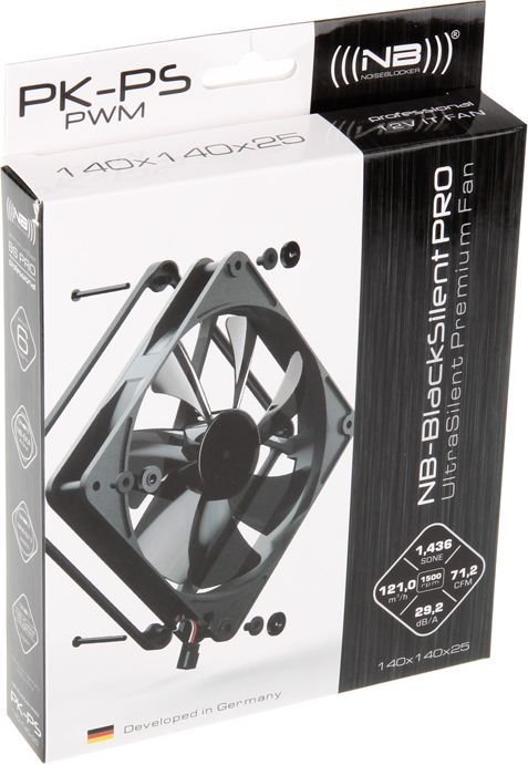 Noiseblocker BlackSilent Pro PK-PS Cooler, 140 mm - Thumbnail 5