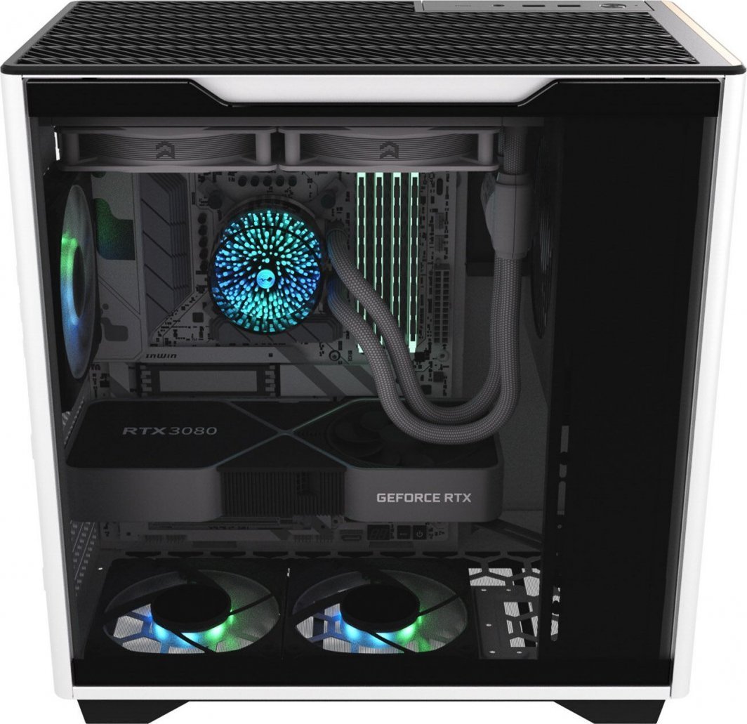 In Win A5 Case, White, Midi Tower - Thumbnail 5