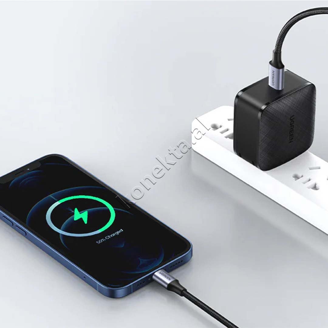 UGreen USB-C to Lightning Cable, 1m - Thumbnail 5