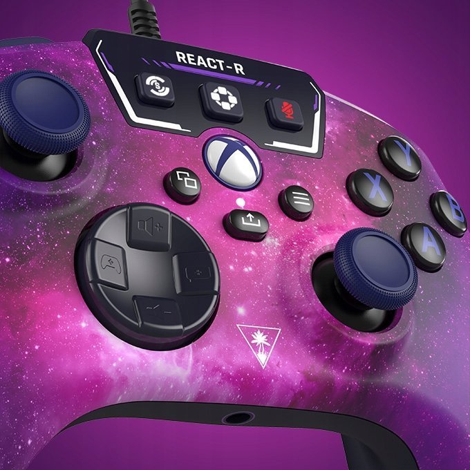 Turtle Beach React-R Controller, Wired, Purple - Thumbnail 7