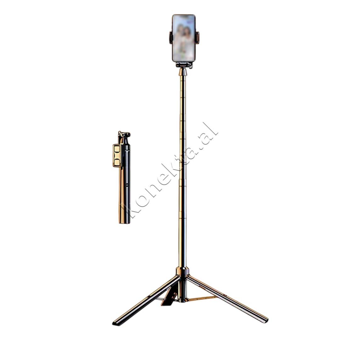 RTAKORTAKO Gimbal & Selfie Stick, Bluetooth Remote, 2.1m - Image 1