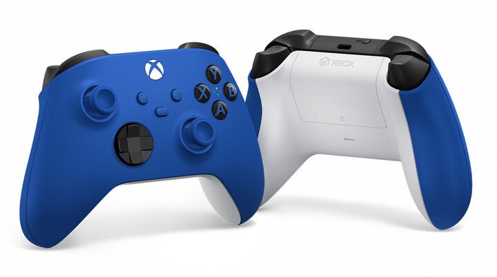 Microsoft Xbox Series Wireless Controller, Shock Blue - Thumbnail 4