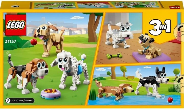 LEGO Creator 31137 Cute dogs Set, 475 pieces - Thumbnail 10