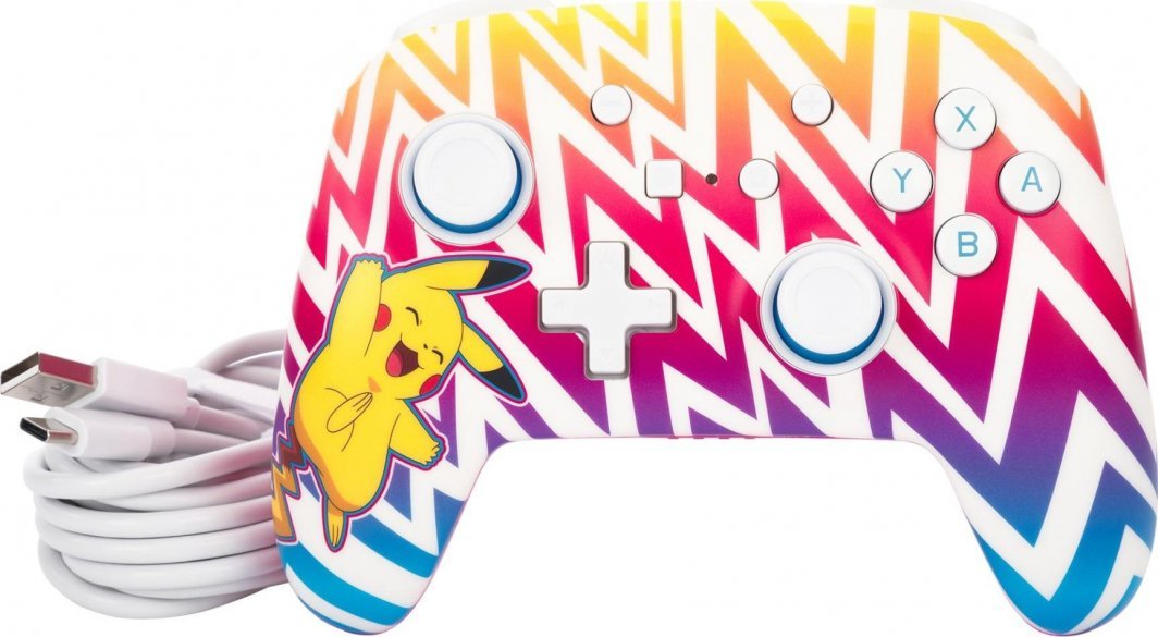 PowerA Enhanced Pikachu Vibrant Controller, Wireless, Multicolor - Thumbnail 8