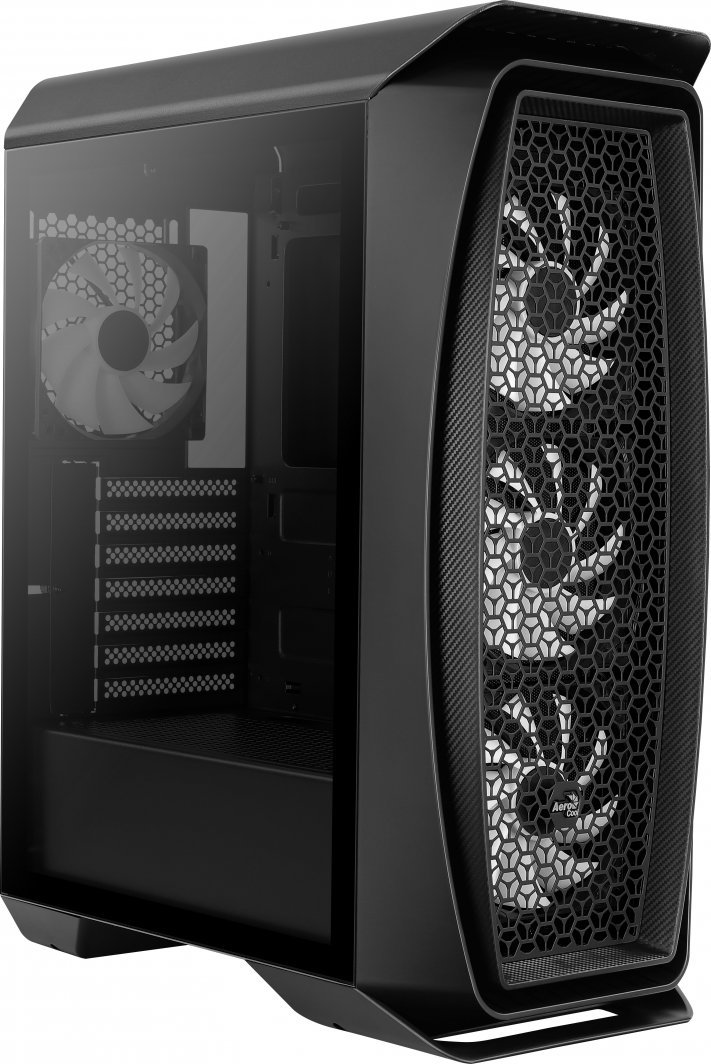 Aerocool Aero One Frost Case, Black, Midi Tower - Thumbnail 4