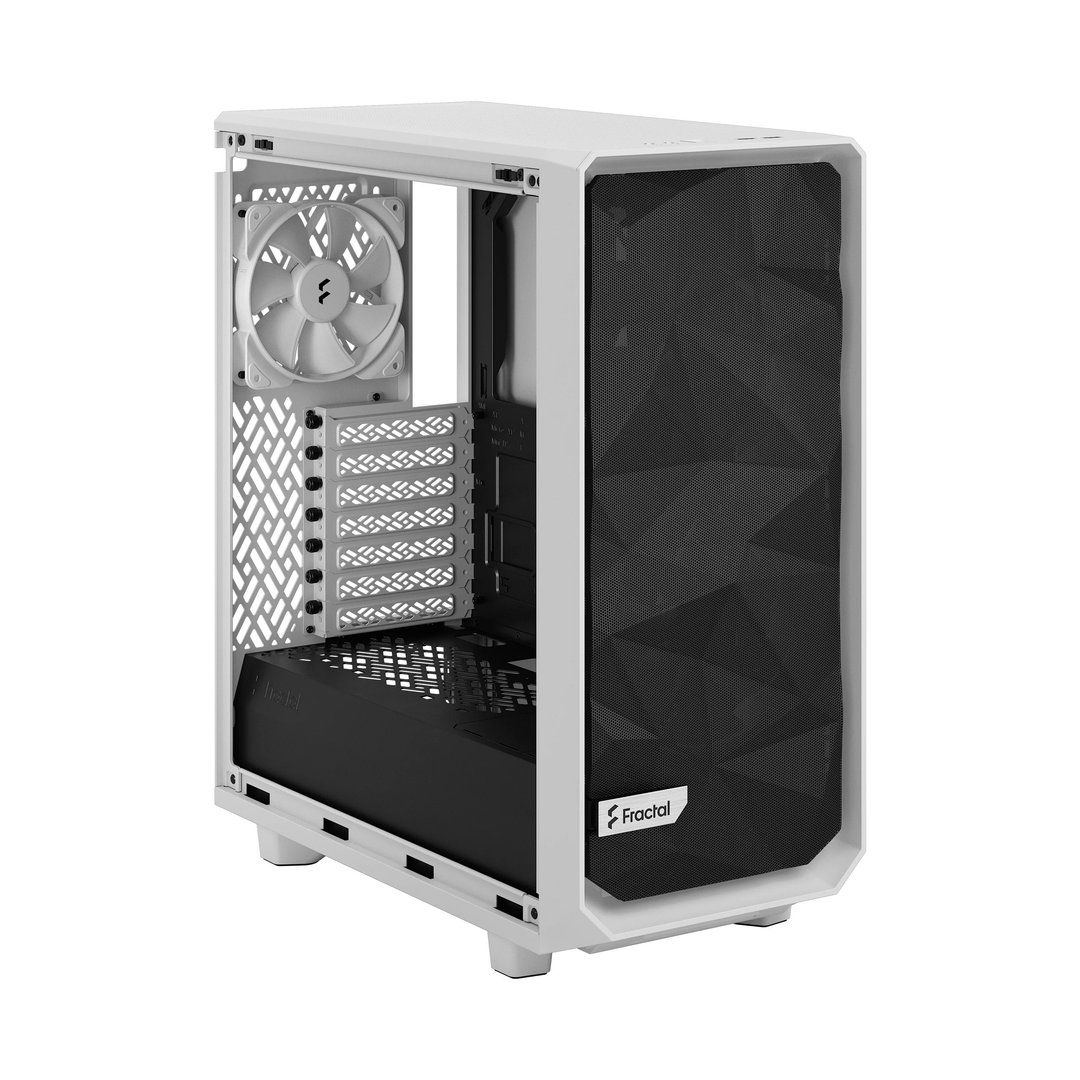 Fractal Design Meshify 2 Compact Lite Case, White - Thumbnail 4