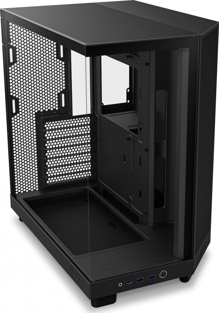 NZXT H6 Flow Case, Black - Thumbnail 5