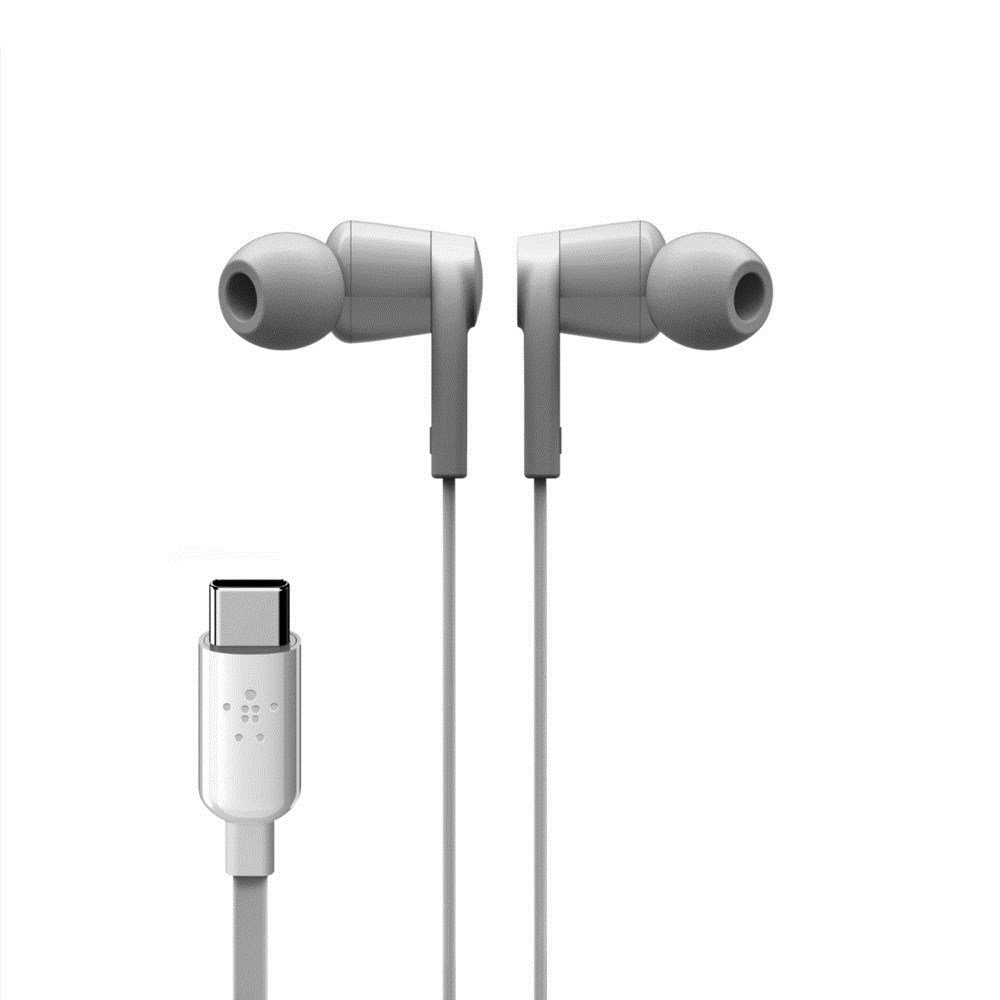 Belkin ROCKSTAR Headphones, Wired, 1.12 m, White - Thumbnail 5