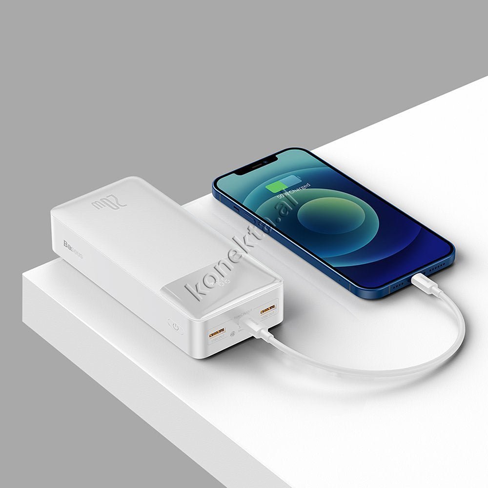 Baseus 30000mAh Power Bank, 15W & 20W, 3 Ports, Black - Thumbnail 19