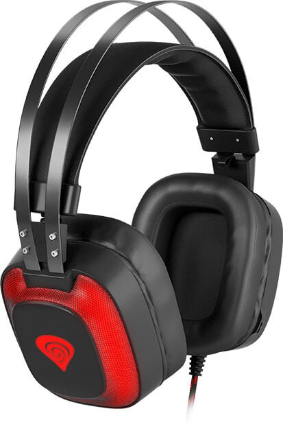 Genesis Radon 720 Headphones, Black / Red - Thumbnail 2