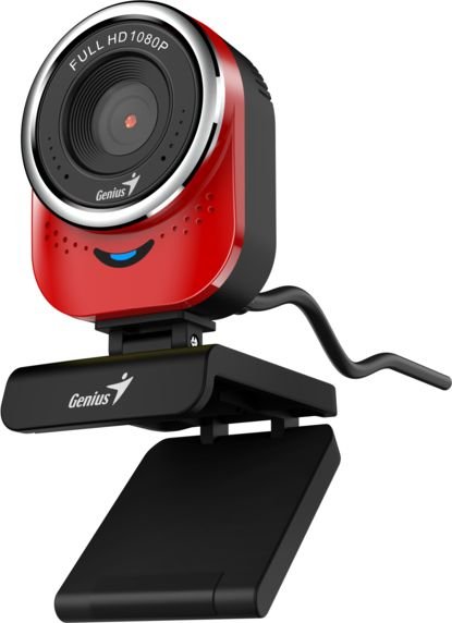 Genius QCam 6000 Kamera, Full HD 1080p, E Kuqe - Image 1