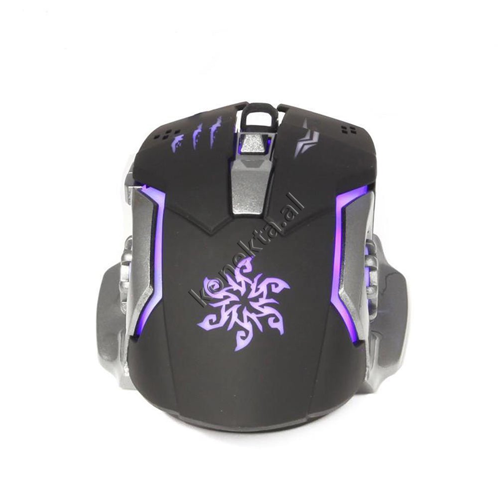 tjetertjeter X1 Gaming Mouse, Black and Grey, RGB Lighting - Thumbnail 16