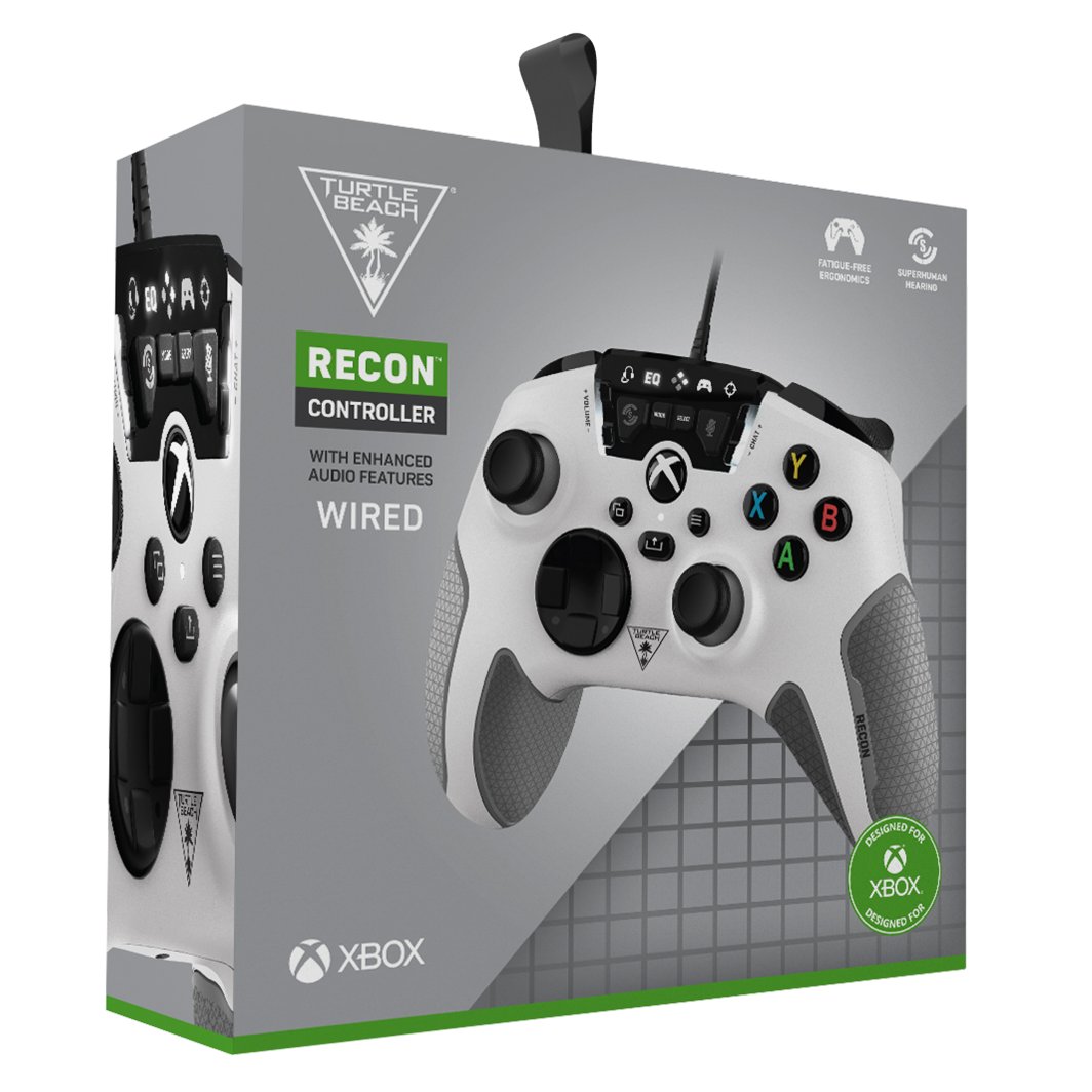 Turtle Beach Recon Xbox Controller, Wired, White - Thumbnail 13