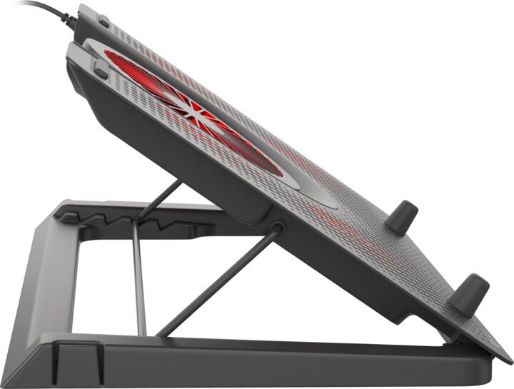 Genesis Cooling Oxid 550 Cooler Pad, 15.6-17.3 inch, 5 Fans, Red LED - Thumbnail 10