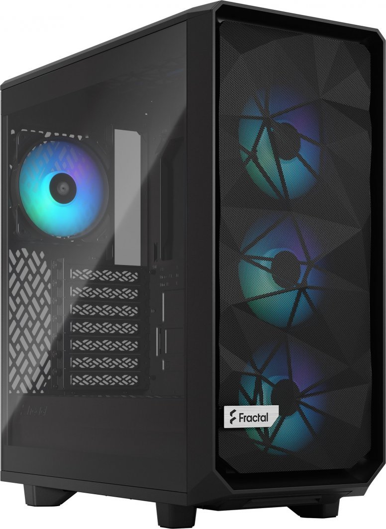 Fractal Design Meshify 2 Compact Lite RGB Case, Midi Tower - Image 1