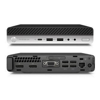 HP ProDesk 600 G3 Mini Desktop, Intel Core i5-7500T, 16GB RAM, 256GB SSD, Used - Thumbnail 2