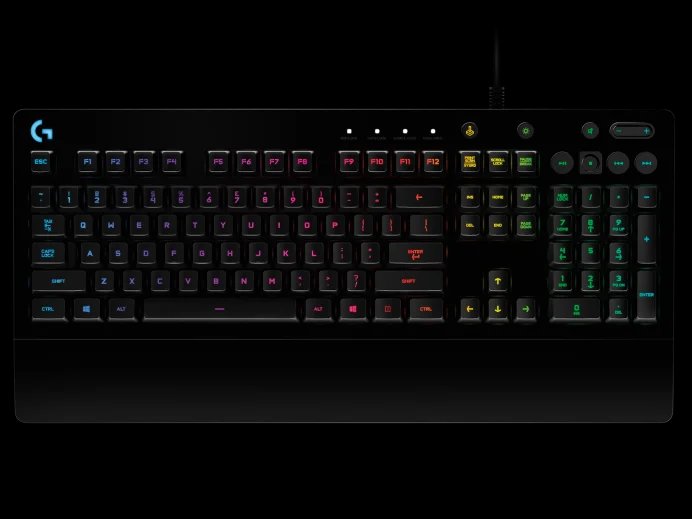 Logitech G213 Prodigy Keyboard, RGB LED, US, Black - Image 1