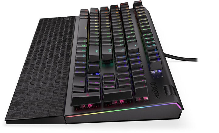 Endorfy Omnis Red Keyboard, Kailh Red, US, Black - Thumbnail 7