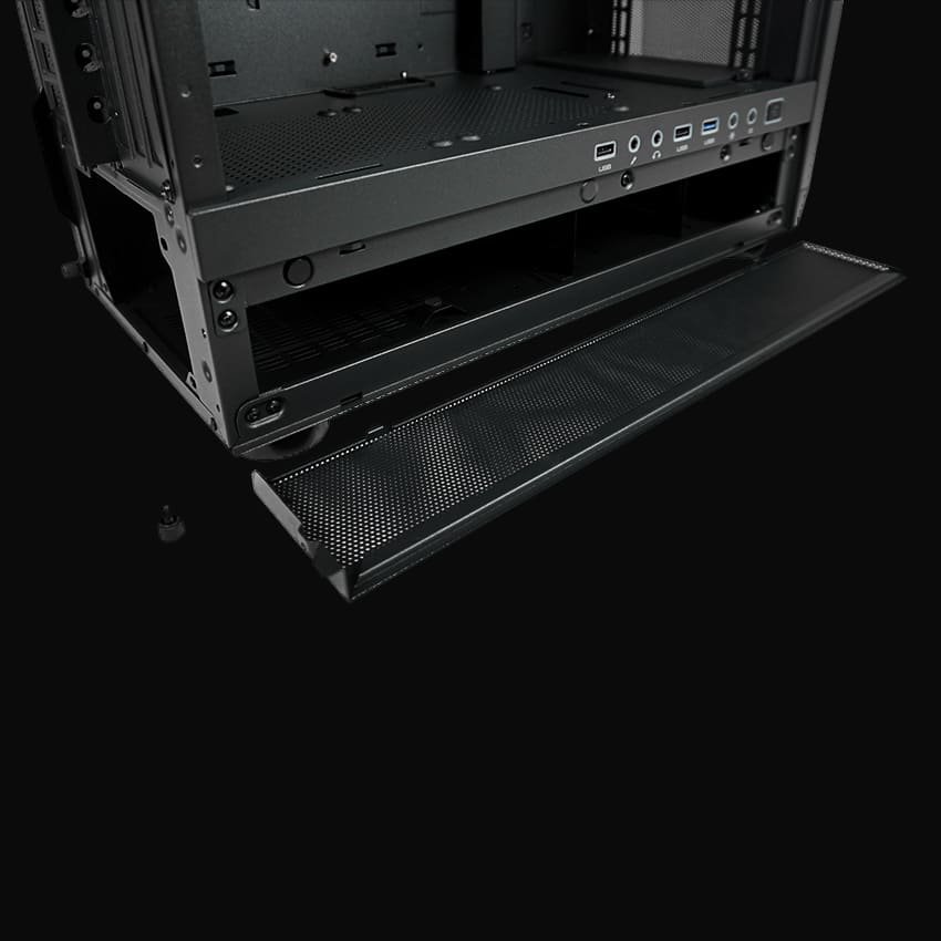 LC-900B-ON Midi-ATX Case, Black - Thumbnail 2