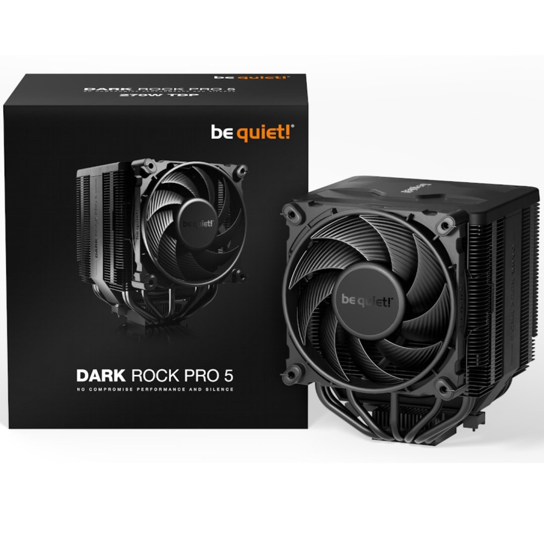 be quiet! Dark Rock Pro 5 CPU Fan, Black - Image 1