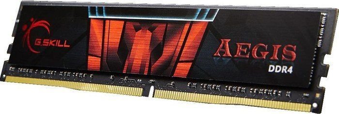 G.Skill Aegis Memory, DDR4, 16 GB, 3000MHz, CL16, Black/Red - Thumbnail 2