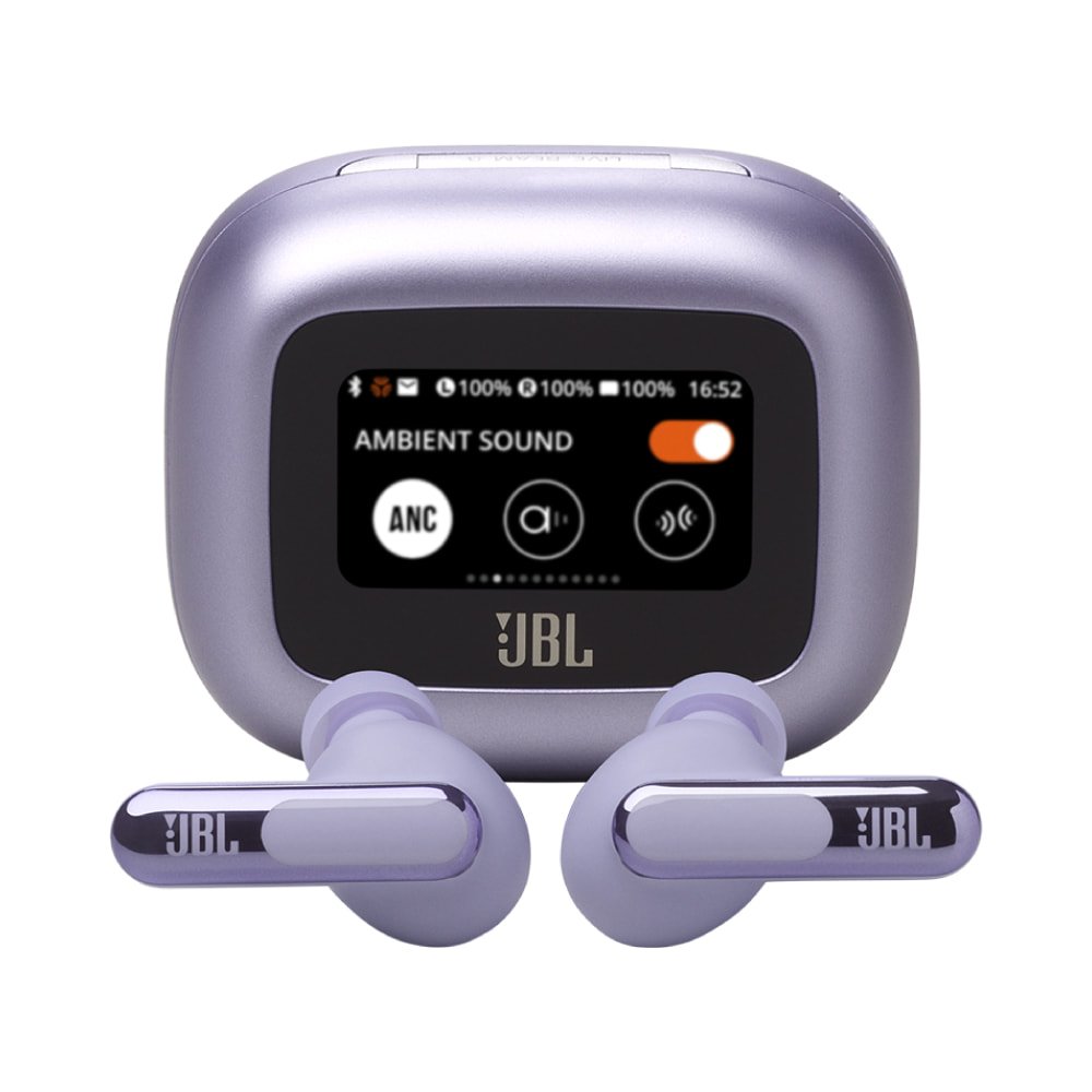 JBL Live Beam 3 Earbuds, Purple - Image 1
