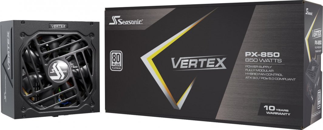 Seasonic VERTEX PX-850 Power Supply, 850W, ATX 3.0, PCIe 5.0 - Thumbnail 8